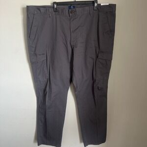 Nwt George Stretch Fashion Cargo Pants Charcoal Sky Size 46 Mens